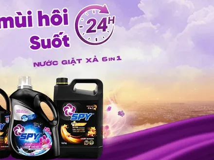 SPY Ultra Clean Plus — Nước giặt xả 6 in 1
