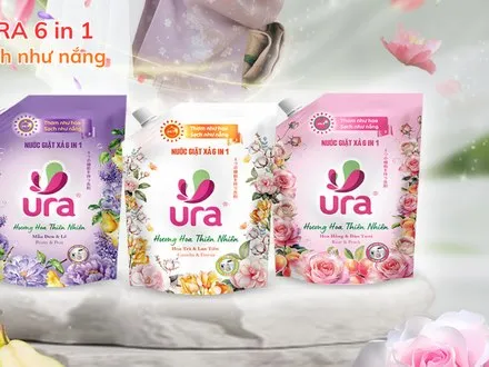 URA Nước giặt xả 6 in 1