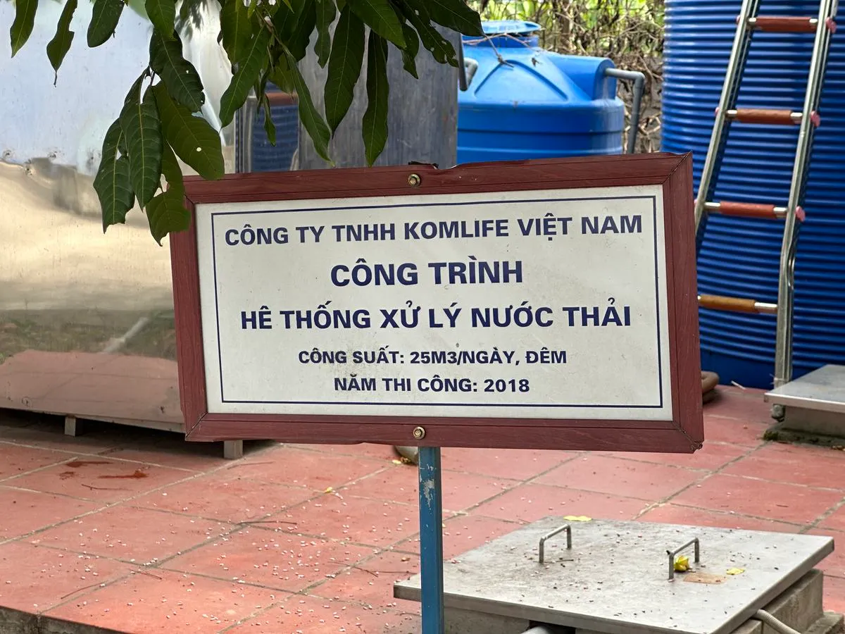 Hệ thống xử lý nước thải 25m³ mỗi ngày đêm